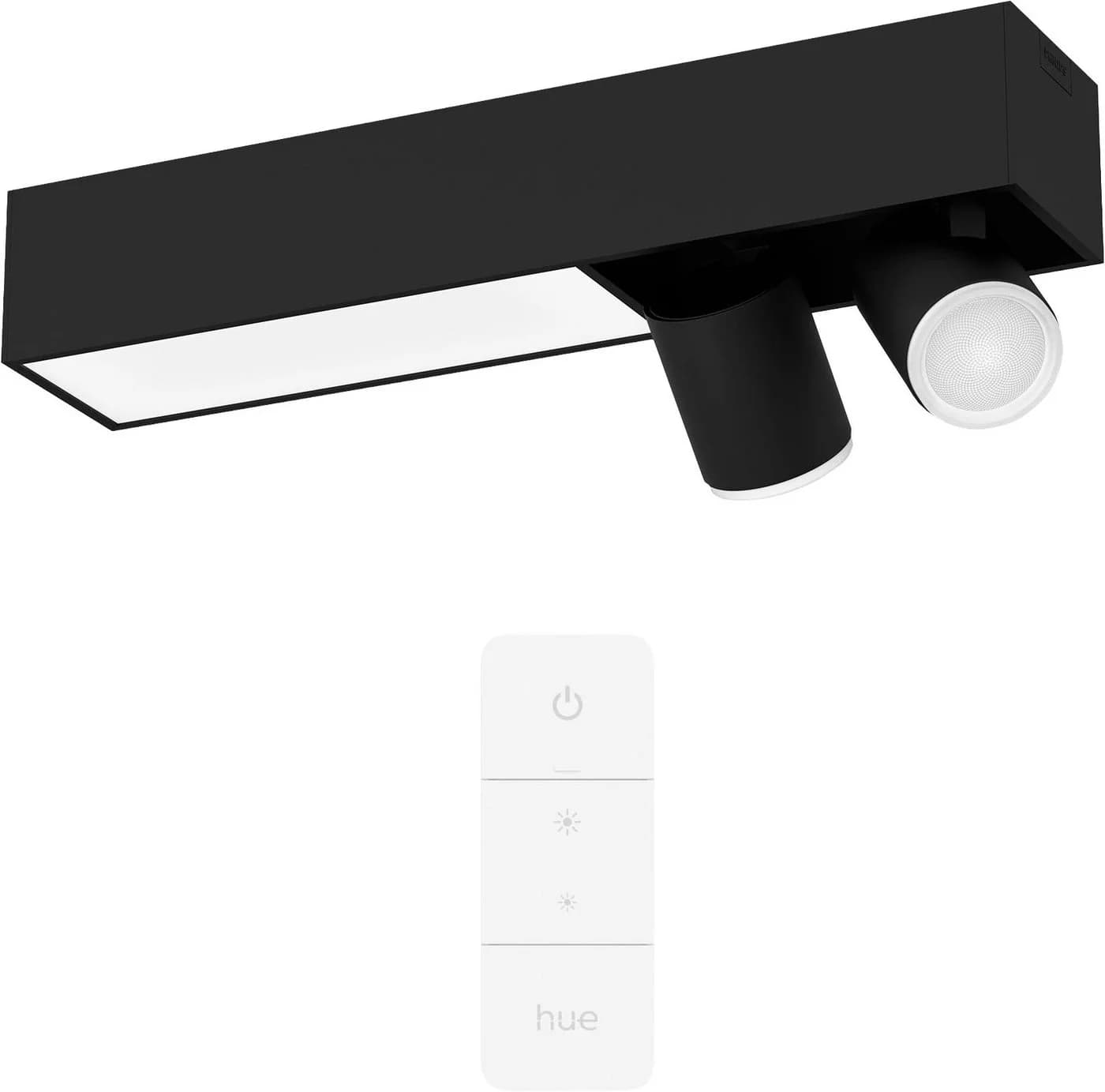Philips Hue Smarte LED-Leuchte Bundle White & Color Ambiance Centris 2er Spot Schwarz - Bild 2