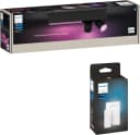 Philips Hue Smarte LED-Leuchte Bundle White & Color Ambiance Centris 2er Spot Schwarz Bild 3