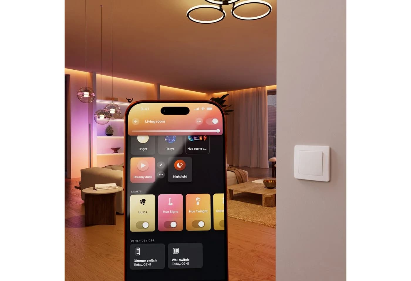 Philips Hue Wandschaltermodul 2er-Pack Weiß Smart Home Steuerung - Bild 4