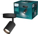 Philips Deckenspot Wyatt LED Aluminium Schwarz GU10 schwenkbar Bild 2