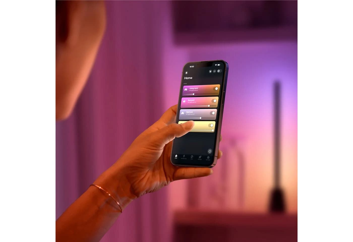 Philips Hue LED Tischleuchte Play Schwarz RGBW Smart Home - Bild 5