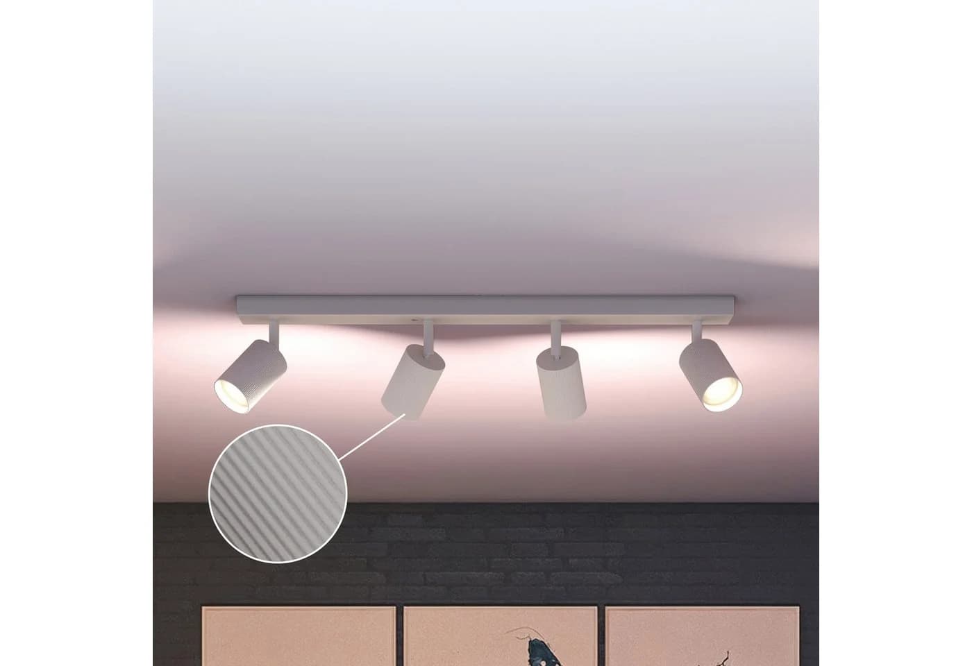 Philips Wyatt LED Deckenspot 4-flammig Aluminium Weiß GU10 - Bild 3