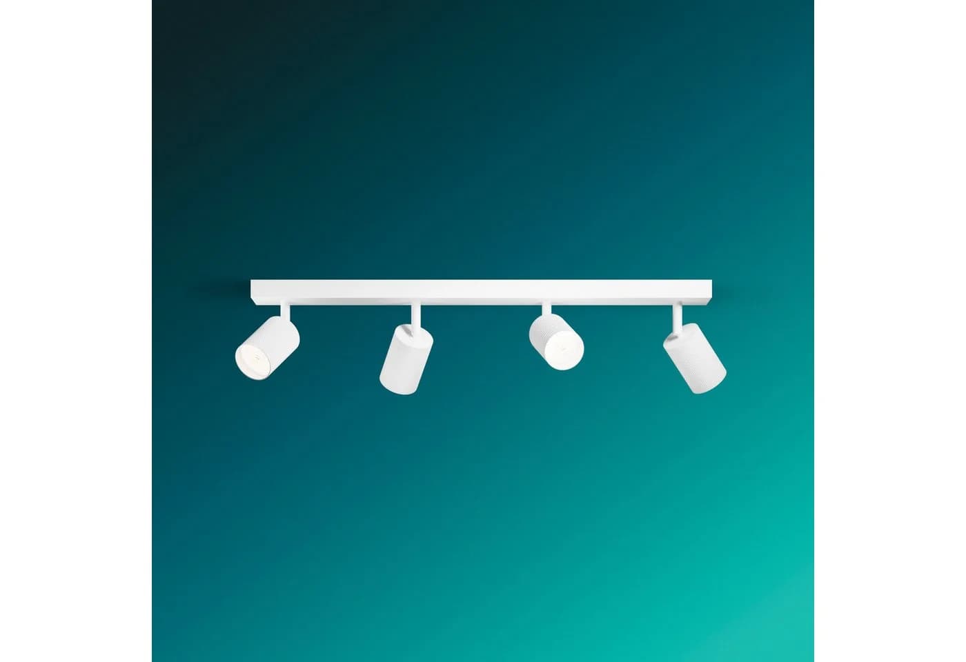 Philips Wyatt LED Deckenspot 4-flammig Aluminium Weiß GU10 - Bild 5