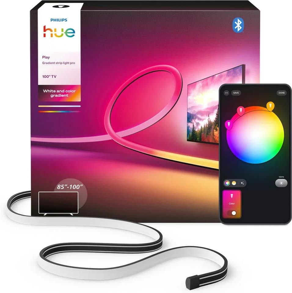 Philips Hue LED-Streifen Play Gradient Lightstrip Pro für 65/85/100 Zoll TV - Bild 2