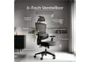 DESKSPACE Bürostuhl Move Ergonomisch Schwarz 3-Stufen Neigung Bild 4