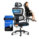 DESKSPACE Move Pro Bürostuhl Netzrücken 3D-Armlehnen Ergonomisch Bild 1