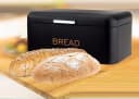 Cheffinger Brotkasten Metall Schwarz CF-BB34 Bild 5