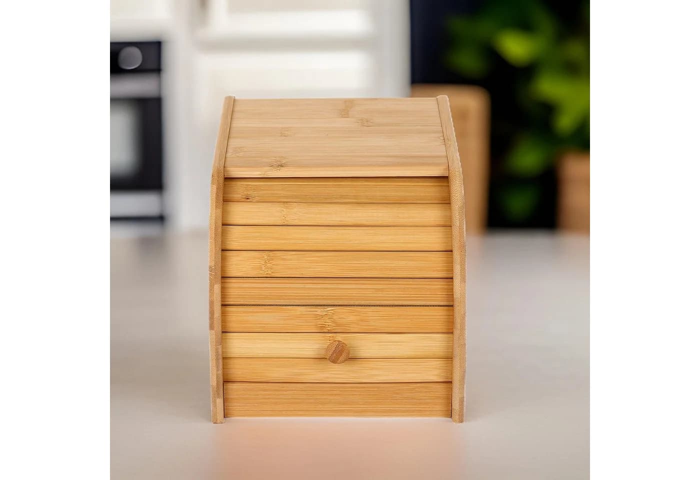 Cheffinger Rollbrotkasten aus Holz Braun - Bild 4