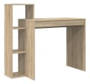 vidaXL Schreibtisch Sonoma-Eiche Holzwerkstoff mit Regal Bild 2