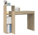 vidaXL Schreibtisch Sonoma-Eiche Holzwerkstoff mit Regal Bild 3