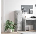 vidaXL Highboard Beton Grau 3 Türen Moderner Stauraum Bild 1
