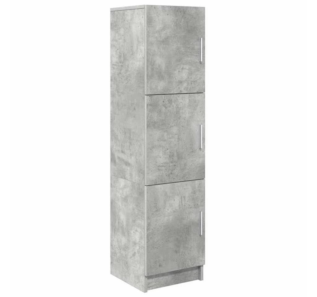 vidaXL Highboard Beton Grau 3 Türen Moderner Stauraum - Bild 2