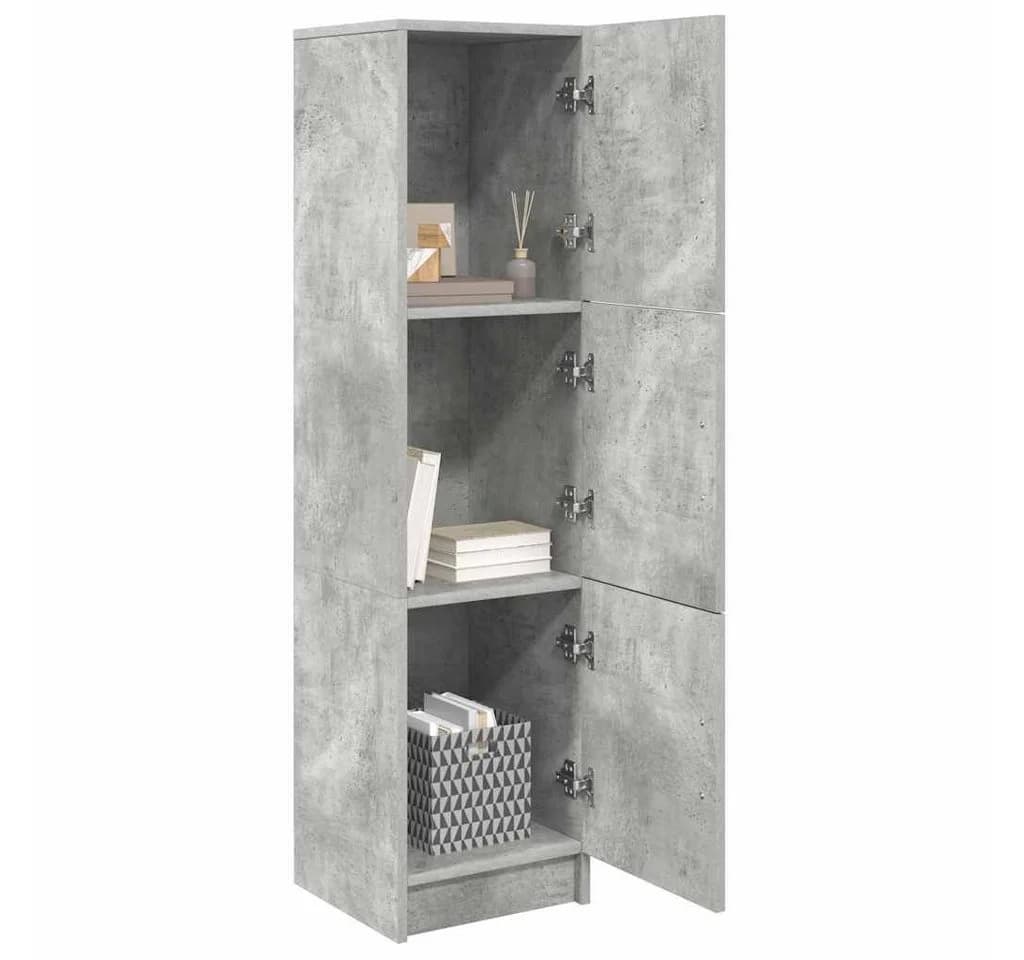 vidaXL Highboard Beton Grau 3 Türen Moderner Stauraum - Bild 3