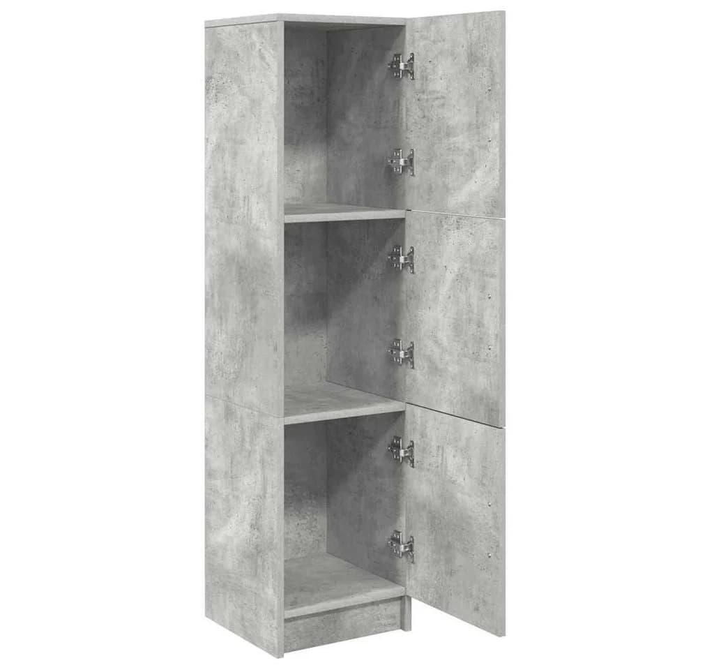 vidaXL Highboard Beton Grau 3 Türen Moderner Stauraum - Bild 5