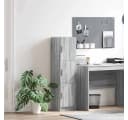 vidaXL Highboard Grau Modern 3 Türen Holzwerkstoff Bild 1