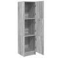 vidaXL Highboard Grau Modern 3 Türen Holzwerkstoff Bild 5