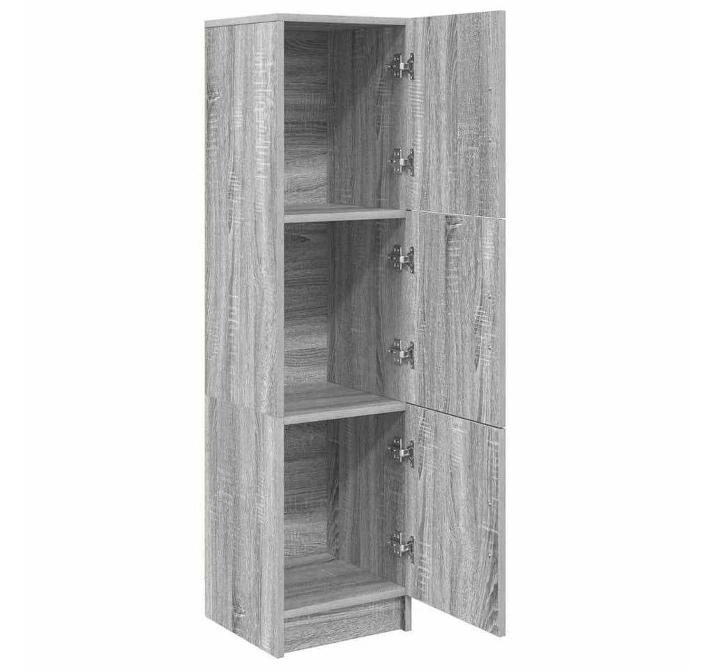 vidaXL Highboard Grau Modern 3 Türen Holzwerkstoff - Bild 5