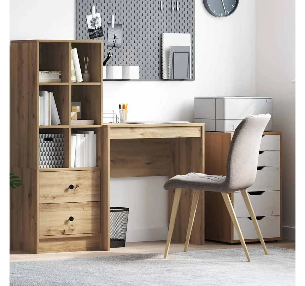 vidaXL Schreibtisch Artisan-Eiche Modern Kompakt