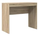 VIDAXL Schreibtisch Sonoma-Eiche Holzwerkstoff Beige Bild 2