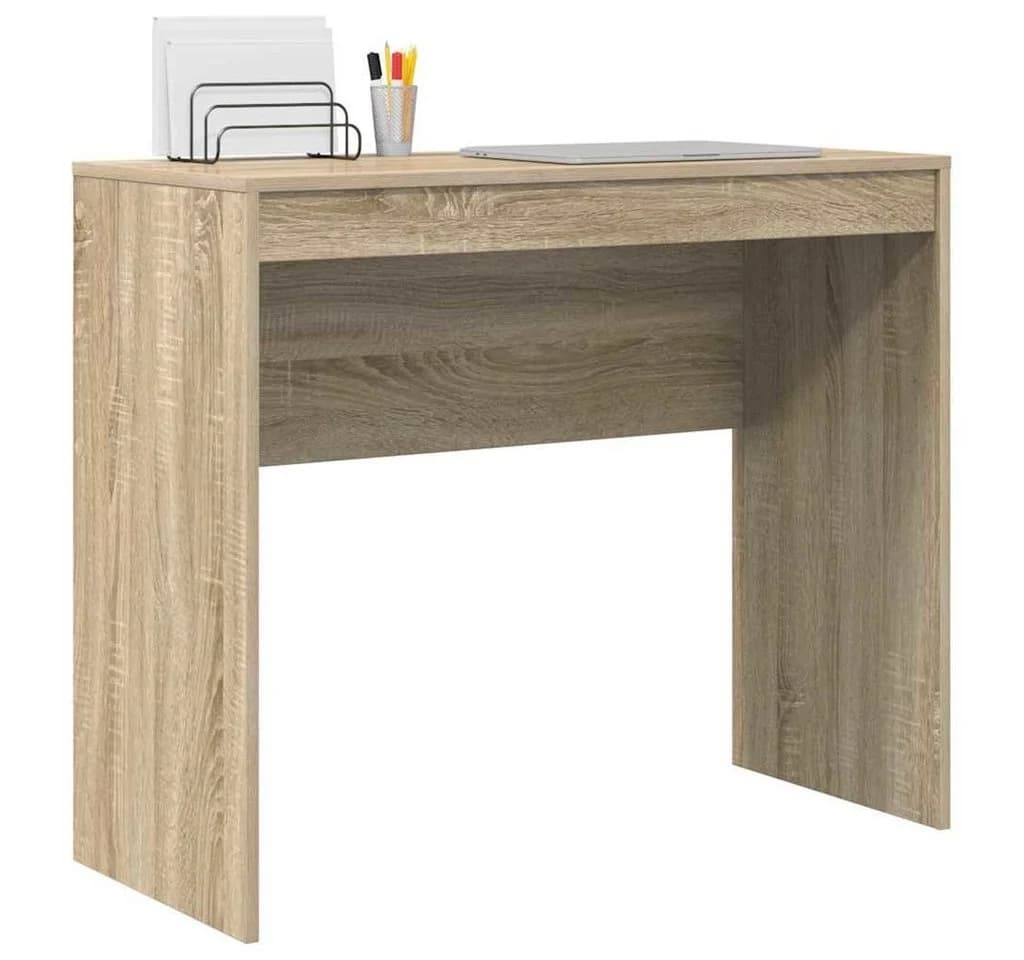 VIDAXL Schreibtisch Sonoma-Eiche Holzwerkstoff Beige - Bild 3