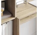 VIDAXL Schreibtisch Sonoma-Eiche Holzwerkstoff Beige Bild 4