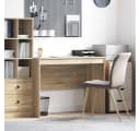 vidaXL Schreibtisch Sonoma-Eiche Modern Holzwerkstoff Bild 1
