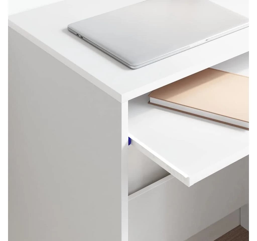 vidaXL Schreibtisch Weiß Holzwerkstoff - Bild 4