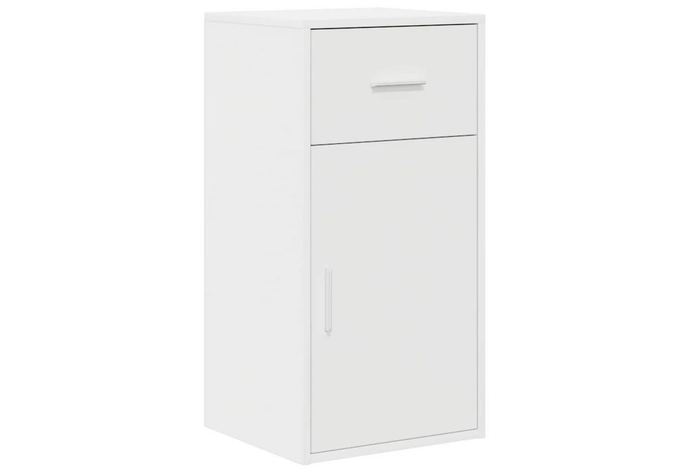vidaXL Sideboard Weiß mit Schublade und Tür Modern - Bild 2
