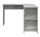 vidaXL Eckschreibtisch Beton Grau mit Regal Holzwerkstoff Bild 5