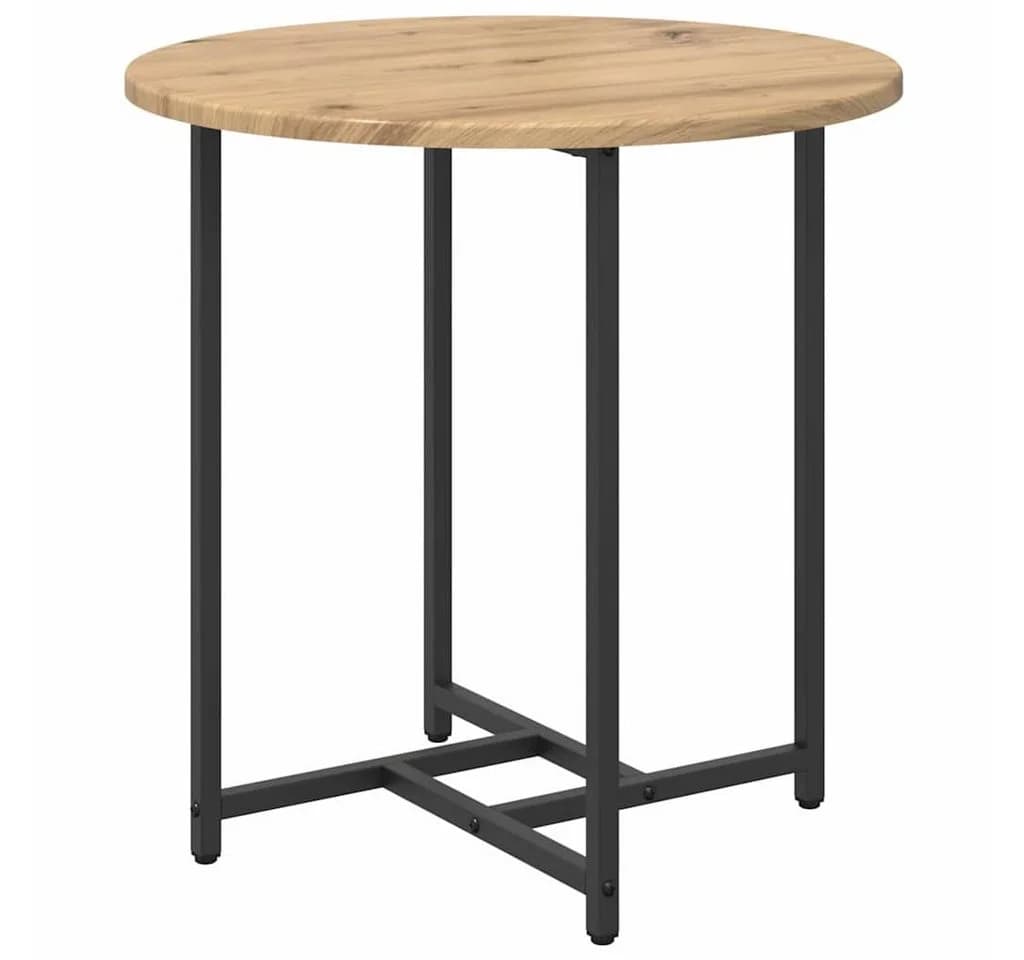vidaXL Beistelltisch-Set 2-tlg. Artisan Eiche Schwarz Metall - Bild 5