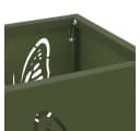 vidaXL Regenschirmständer Oliv Stahl Modern Bild 5