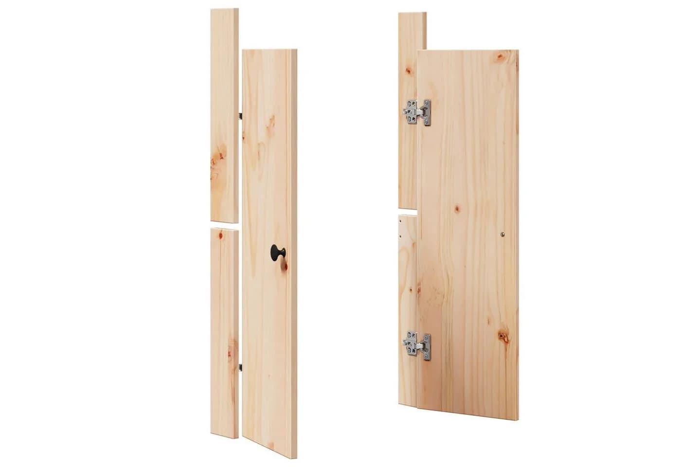 vidaXL Küchentür Creme Massivholz Kiefer - Bild 4