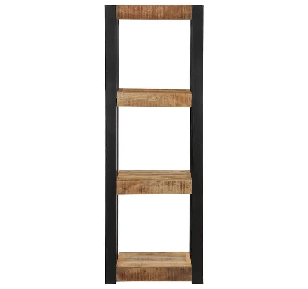 vidaXL Wandregal 35x35x100 cm Raues Massivholz Mangoholz