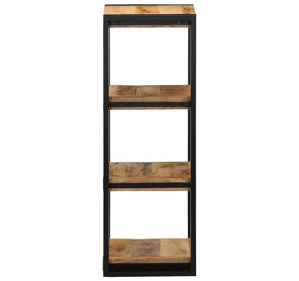 vidaXL Wandregal 35x35x100 cm Raues Massivholz Mangoholz - Bild 3