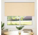 vidaXL Verdunkelungsrollo Beige 165x150 cm Polyester Bild 1