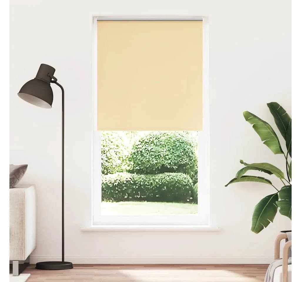 Rollo Verdunkelungsrollo Beige 90x210cm Polyester vidaXL
