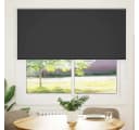 vidaXL Verdunkelungsrollo Schwarz 150x130 cm Polyester Bild 1