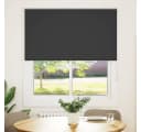 vidaXL Verdunkelungsrollo Schwarz 130x150 cm Polyester Bild 1