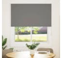 vidaXL Verdunkelungsrollo Grau Polyester 130x130 cm Bild 1