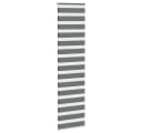 VIDAXL Doppelrollo Dunkelgrau 60x200 cm Zebra-Jalousie Polyester Bild 3