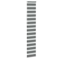 vidaXL Doppelrollo Dunkelgrau 50x230 cm Polyester Zebra-Jalousie Bild 4