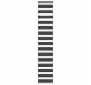 VIDAXL Doppelrollo Schwarz 40x230 cm Zebra-Jalousie Polyester Bild 2