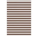 VIDAXL Doppelrollo Braun Zebra-Jalousie Polyester Bild 2