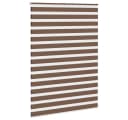 VIDAXL Doppelrollo Braun Zebra-Jalousie Polyester Bild 3
