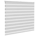 VIDAXL Doppelrollo Zebra Hellgrau 165x150 cm Polyester Bild 3