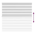 VIDAXL Doppelrollo Zebra Hellgrau 165x150 cm Polyester Bild 5