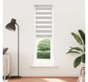 vidaXL Doppelrollo Hellgrau 60x200 cm Polyester Sichtschutz Bild 1