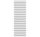 vidaXL Doppelrollo Zebra-Rollo Hellgrau Polyester Sichtschutz Bild 2