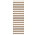vidaXL Doppelrollo Sandbraun 70x230 cm Polyester Zebra-Jalousie Bild 2
