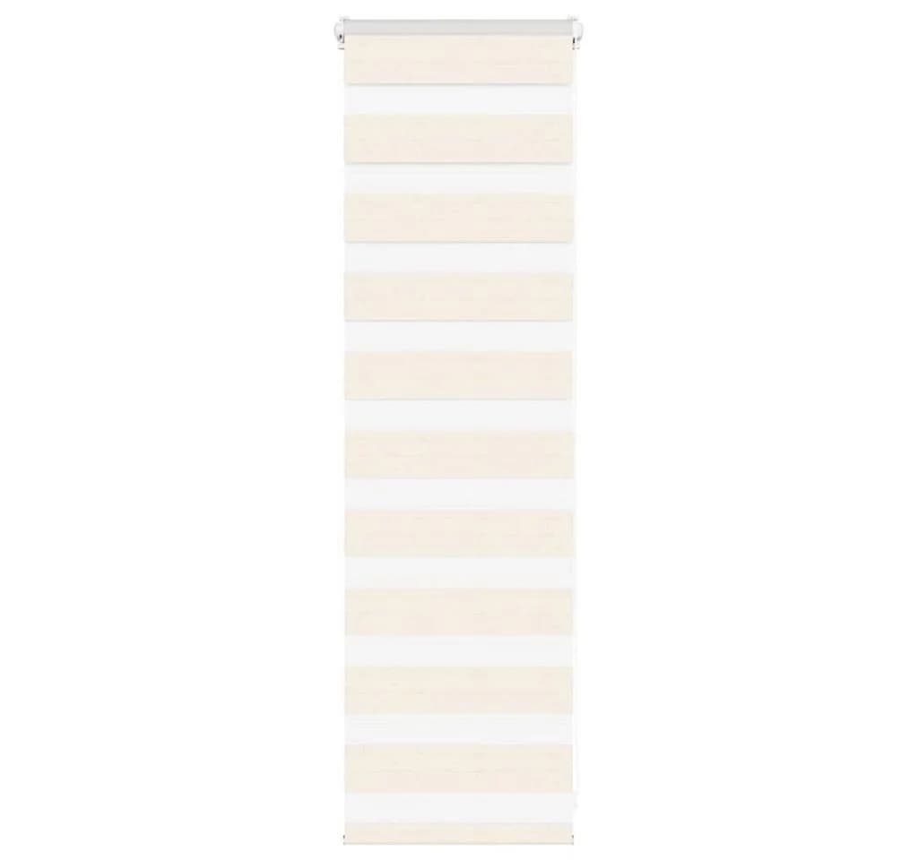 VIDAXL Doppelrollo Zebra Marmorbeige 45x100 cm Polyester - Bild 2